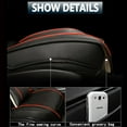 thumbnail image 5 of Leadwolf 2PCS Front Car Seat Covers Leather for Volvo for S70 1997-2000 2 Seats Airbag Compatible Waterproof Front Set Cushion Protector with Pillow Black and Red, 5 of 8