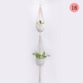 thumbnail image 1 of Bolsa de malla para macetas de horticultura, tejida a mano, creativa bolsa de malla para colgar plantas verdes, cesta colgante de pared de cuerda de algodón de estilo nórdico, 1 of 6