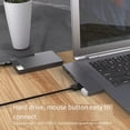 thumbnail image 2 of Estación de acoplamiento USB C, concentrador tipo C 6 en 1, compatible con PD100W, USB C, adaptador multipuerto de 3 USB para portátiles y tabletas., 2 of 8