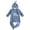 style-15 Blue, variant on Kogui Rompers for Girls Baby Girl Romper Fall Winter Long Sleeve Bodysuit with Headband Jumpsuit Clothes 0 3 6 9 12 18 24 Months (White,6-12 Months)