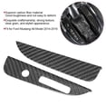thumbnail image 1 of Knob Panel Trim ,Yctze 2Pcs/Set Left-Hand Driving Carbon Fiber  Knob Panel Trim Replacement For   All Model 14-18 Auto Interior Decoration Carbon Fiber Gear Panel Cover, 1 of 8