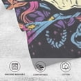 thumbnail image 6 of Coolnut Hand Towels Set - Cartoon Skull Pattern Print for Bathroom Kitchen Travel 16×28 in/2 Pcs, Cotton Bath Towels Lightweight Quickdry for Bathroom Ktichen Travel SPA Gym, 6 of 6