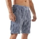 thumbnail image 2 of Ceisia Men's Summer Checkered Solid Color Gift Shorts - Elastic Waistband Drawstring Breathable Quick-Dry Beach Gym Shorts, 2 of 8