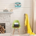 thumbnail image 4 of Wall Clocks Battery Operated, Mid Century Atomic Black Cat Silent Non Ticking Decorative Indoor Outdoor Wall Clocks for Living Room Kitchen Bedroom Bathroom 12", 4 of 6