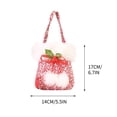 thumbnail image 2 of SDJMa Christmas Gift Bags, Red Plush Ball Gift Bags with Handles, Xmas Party Favor Gift Bags Christmas Goody Bags Tote Bags for Kids Girls Boys, 5.5"x6.7", 2 of 8