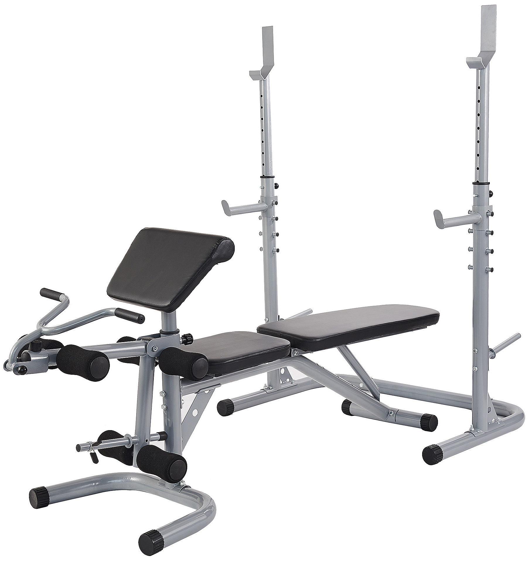 BalanceFromÂ&nbsp;RS 60 Multifunctional Workout StationÂ&nbsp;Adjustable Olympic Workout Bench with Squat Rack,Â&nbsp;Leg Extension, Preacher Curl, and Weight Storage, 800-Pound Capacity - image 3 of 6