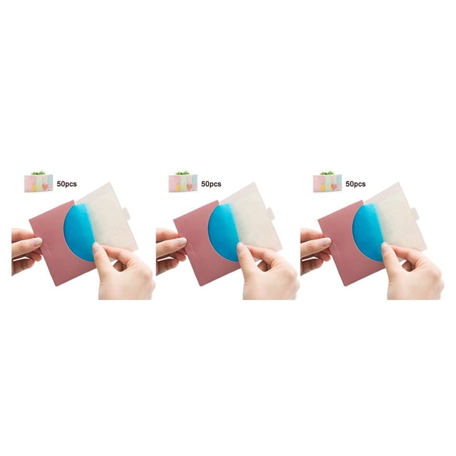 Hojas absorbentes de aceite portátiles Soidarity Paquete de 50 para Control de aceite Facial Tipo 7