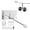 White, variant on Heavy Duty Retractable Clothesline 200.4in, Non-Sagging Laundry Drying Line Indoor Outdoor Wall Mount Clothes Line