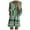 Green, variant on TJAZFJPA Long Dresses Womens V-Neck Smock Dress Ladies Summer Holiday Swing Print Mini Dress Oversize Womens Dresses Party Sweatshirt Dress Women