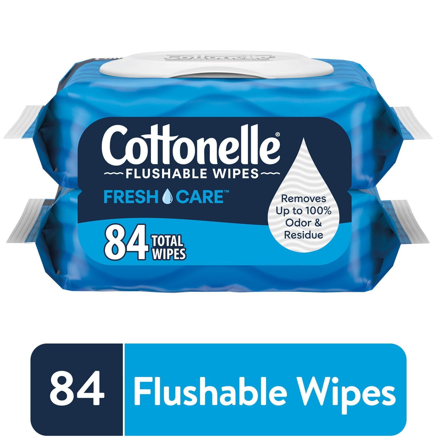 Cottonelle® Fresh Care* Flushable Cleansing Cloths Refill, 84 Cloths Refill, 84 Cloths Refill