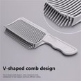 thumbnail image 6 of Hair Brush Haircut Fade Comb Ergonomic Design for Home Use and Salon Barber with Curved Positioning and Gradienter Features, 6 of 6