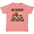 thumbnail image 3 of Inktastic Farming Daddy Plays with Tractors Boys or Girls Toddler T-Shirt, 3 of 5