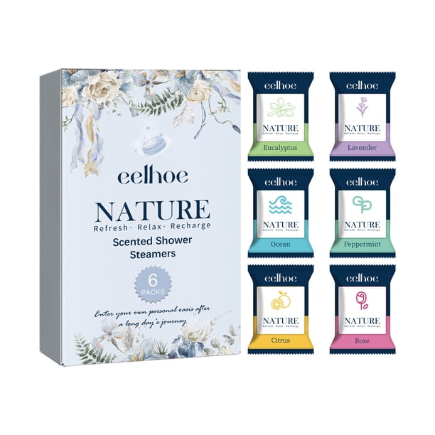 EELHOE-tabletas de ducha con fragancia portátil, tabletas de ducha de aromaterapia, limpieza profunda, relajación, SPA, tabletas de ducha