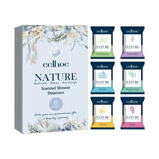 EELHOE-tabletas de ducha con fragancia portátil, tabletas de ducha de aromaterapia, limpieza profunda, relajación, SPA, tabletas de ducha