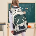 thumbnail image 7 of FORMRS Unisex School Backpack 17" Student Travel Bag with Laptop Compartment, Black Cat Plants, 7 of 7