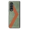 thumbnail image 5 of Techcircle Case for Samsung Galaxy Z Fold 4 7.6" inch 2022, PU Leather Backplane Secure Warp Wireless Charging Anti-fall Shockproof Anti-fingerprint Luxury Elegant Folding Case, Green, 5 of 7