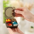 thumbnail image 4 of 7pcs Pill Box Organizer Small Compact Modular Design Detachable High-visibility Color Container for Medication And Supplements, 4 of 8