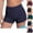 Blue, variant on HAJWOH Womens Swim Shorts High Waisted Stretch Bathing Suit Bottoms Swimsuit Surfing Board Shorts