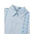 thumbnail image 5 of Coduop Mens Long Sleeve Linen Shirt Tops Turn-Down Collar Single Breasted Casual Lapel Shirts, 5 of 10