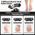 thumbnail image 3 of Electric Foot Callus Remover, Rechargeable Electronic Foot File Pedicure Kits, Foot Scrubber Dead Skin Remover, Professional Foot Care for Dead Skin, 3 Speed, Battery Display Ideal Gift, 3 of 7