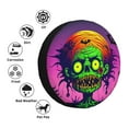 thumbnail image 5 of ZNDUO Halloween Zombie Cartoon Pattern Spare Tire Cover, Universal Spare Tire Wheel Covers 14 inch, 5 of 8