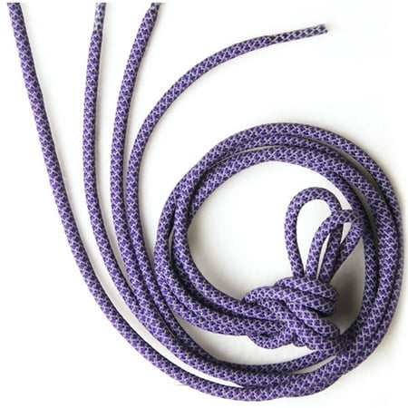 

2 Pair Fluorescent Sneaker Shoestrings 4mm Sport Shoelaces Reflective Round Rope Shoestrings Sport Shoelaces Sneaker Fluorescent Reflective Round Rope Shoes Lace Light Shoelaces 2 Purple 100cm
