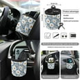 thumbnail image 5 of Uorisanigo Hibiscu Car Seat Cover for Women Floral Car Seat Covers Full Set Car Accessories with Seat Belt Sets Covers,Steering Wheel Cover,Car Trash Can,Car Cup Holder Gift for Birthday, 5 of 7