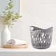 thumbnail image 5 of RKSTN laundry basket Household Bathroom Laundry Basket Dirty Clothes Basket Dirty Clothes Partition Shower Storage Basket Dirty Clothes Basket Portable Dirty Clothes Basket, 5 of 7