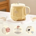 thumbnail image 5 of Multifunction Electric Heated Milk Cup, 600ml Hot Milk Coffee Cups, 3-in-1 Multifunction Mini Electric Heater Cup for Latte, Hot Chocolate with Camping, 5 of 7