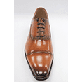 thumbnail image 3 of Men's Masimo Tan Faux Textured Print Laced Dress Shoes 2709-08, 3 of 7