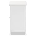 thumbnail image 4 of Baxton Studio Sariah Mid-Century Modern White Finished Wood and Rattan 2-Door Nightstand,Wholesale Interiors, 4 of 7