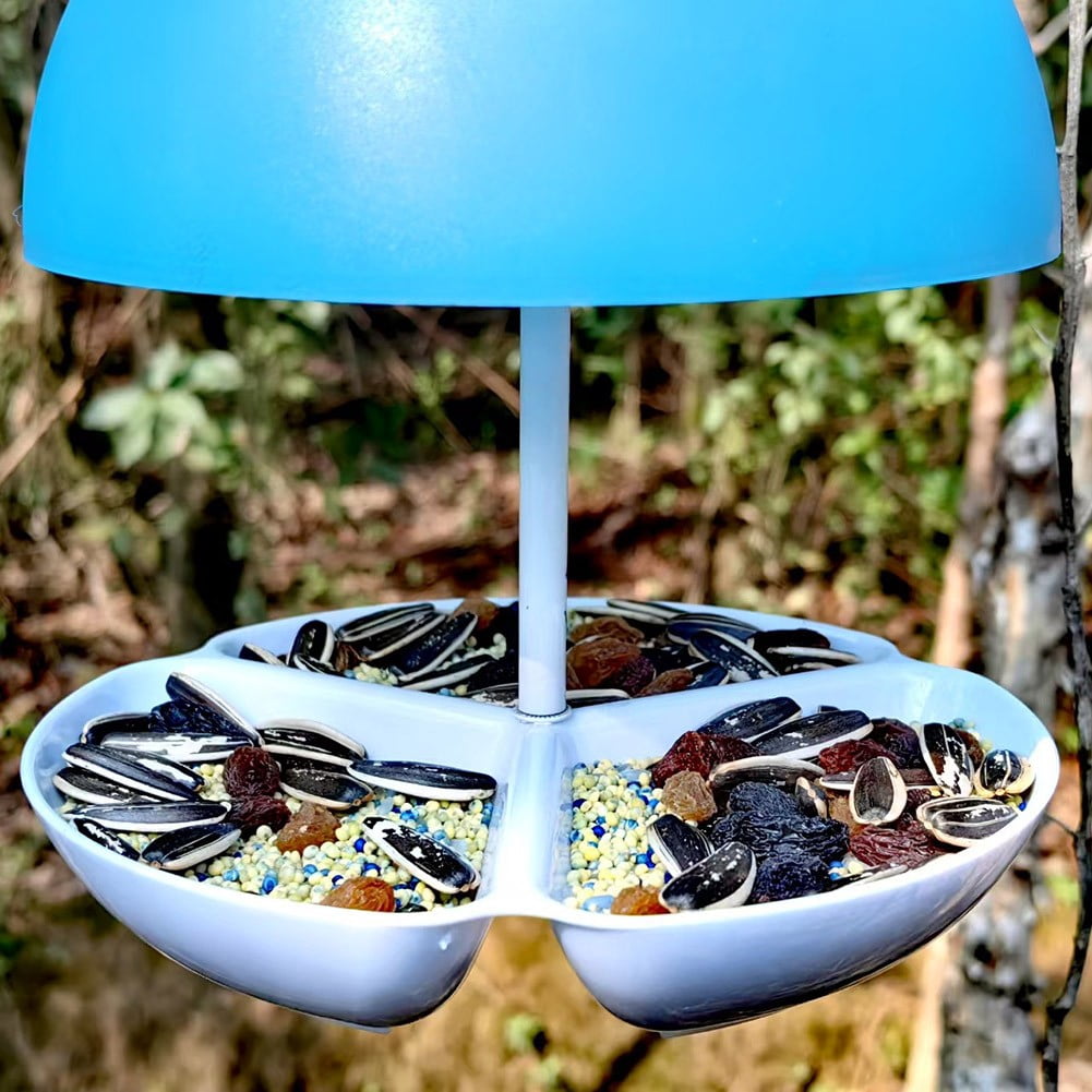 Wuweikeji Attractive Outdoor Mushroom Bird Feeder: Attract Birds to Your Garden