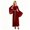 Red, variant on KLHDSF Halloween Costumes For Women Vintage Velvet Court Dress With Belt Round Neck Halloween Performance Costume Blue M