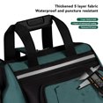 thumbnail image 4 of Bolsa de Herramientas de Lona, Mochila Resistente Al Desgaste, Gran Capacidad, Múltiples Comparientos, Portátil para Electricectista, 4 of 7