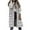 Grey, variant on Meichang Women's Long Down Vest Sleeveless Hooded Jacket Plus Size Winter Warm Slim Zipper Coats Outdoor Puffer Quilted Vest