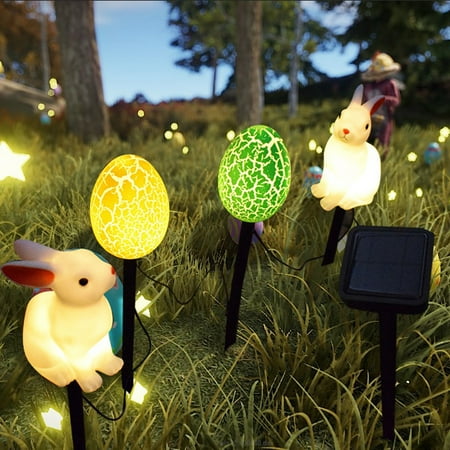 

Projection Lamp Outdoor Solar Easter Egg Courtyard Decoration Ambient Light Garden Layout Night Light Floating Light Bulb Lamp Bright Light Bulbs 100 Bright Light Bulbs 40 under Lights Wireless Color