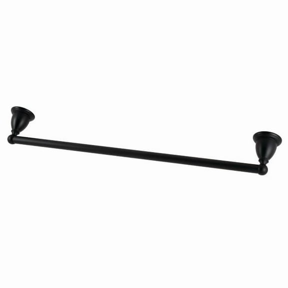 Kingston Brass BA1751MB 24 in. Heritage Towel Bar, Matte Black