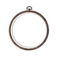 thumbnail image 1 of DIY 21cm Embroidery Circle Frame Retro Craft Cross Stitch Auxiliary Tool (Round, 17cm Inner Longitude 14.5cm), 1 of 1
