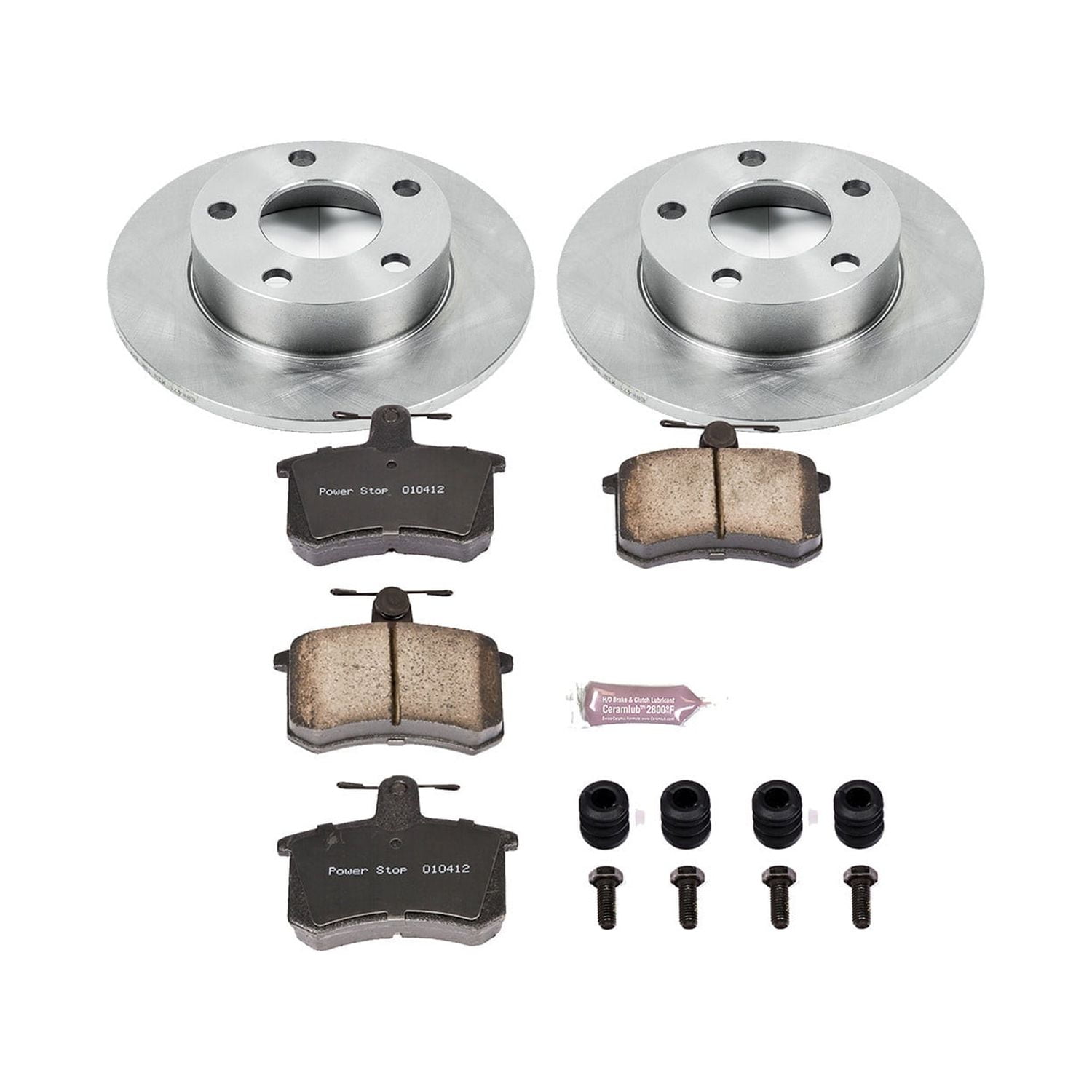 PowerStop Rear Stock Replacement Brake Pad and Rotor Kit Fits: AUDI Select Models KOE584