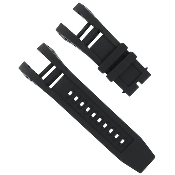 SILICONE RUBBER WATCH BAND STRAP FOR INVICTA SUBAQUA NOMA IV 1388 1154 BLACK