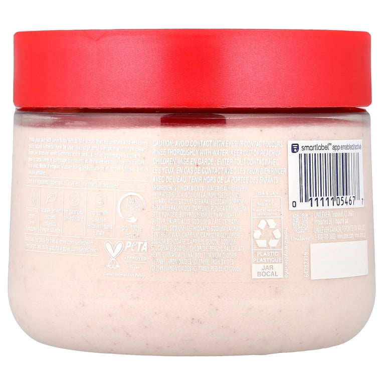 Dove Pomegranate Seeds & Shea Butter Body Scrub, 15 oz photo 5