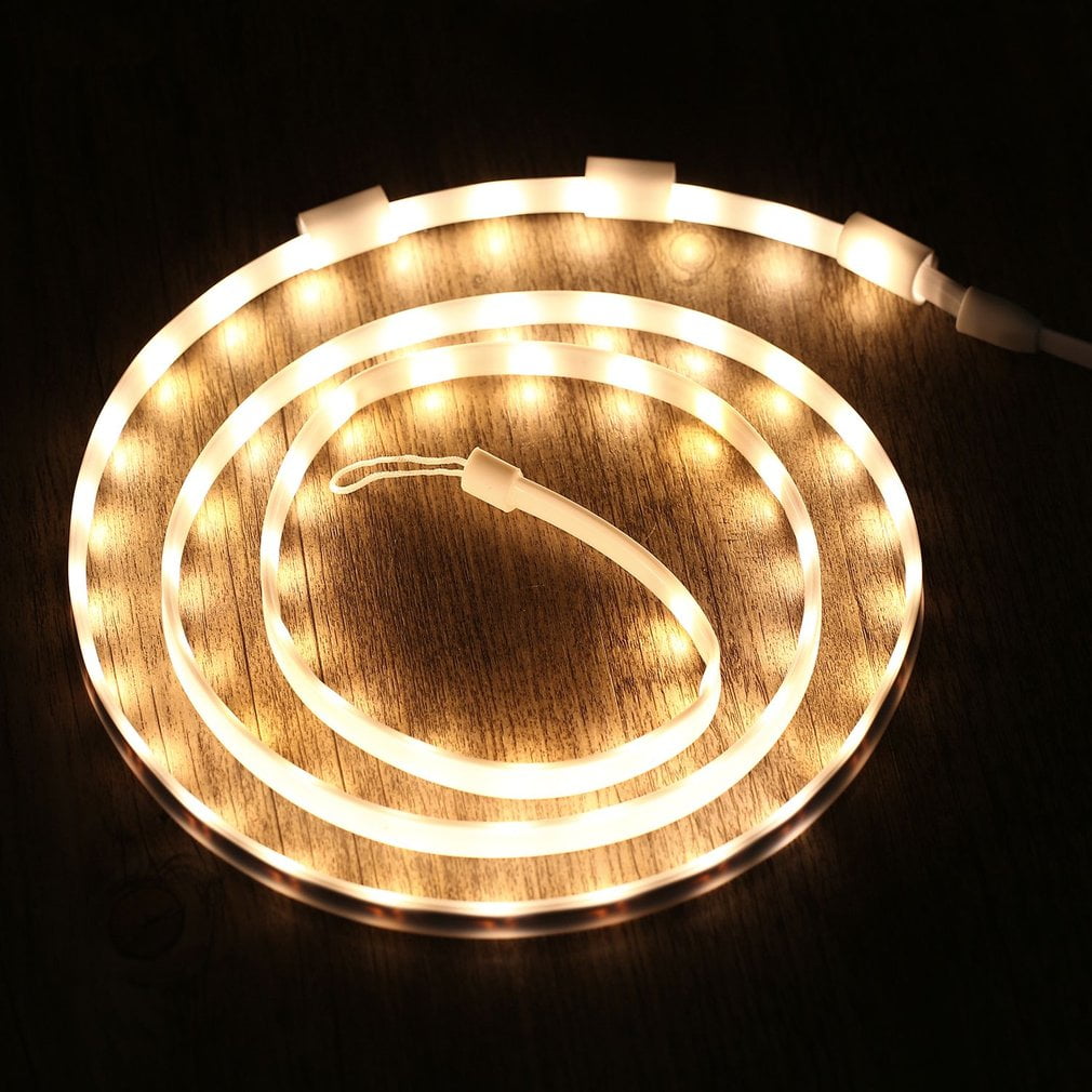Camping LED String Lights Waterproof Portable 30LED USB Rope Strip