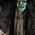 thumbnail image 4 of Fantasmas colgantes para Halloween (1 unidad, 160 cm) | Fantasma esqueleto grande con ojos LED | Decoración de Halloween para interiores y exteriores, 4 of 4