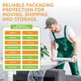 thumbnail image 5 of PSBM Hand Stretch Wrap 18" x 2000' 4 Rolls 60 Gauge Clear Shrink Film/Wrap, Heavy Duty Industrial Strength Up to 800% Ultimate Stretch, Clear Plastic Wrap for Moving, Packing, Shipping & Storage, 5 of 9