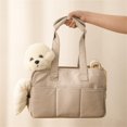 thumbnail image 2 of Bolso de hombro portátil para cachorros, bolsa para perros, gatos, chihuahuas, yorkshire, suministros para perros pequeños, transportador de perros, 2 of 5