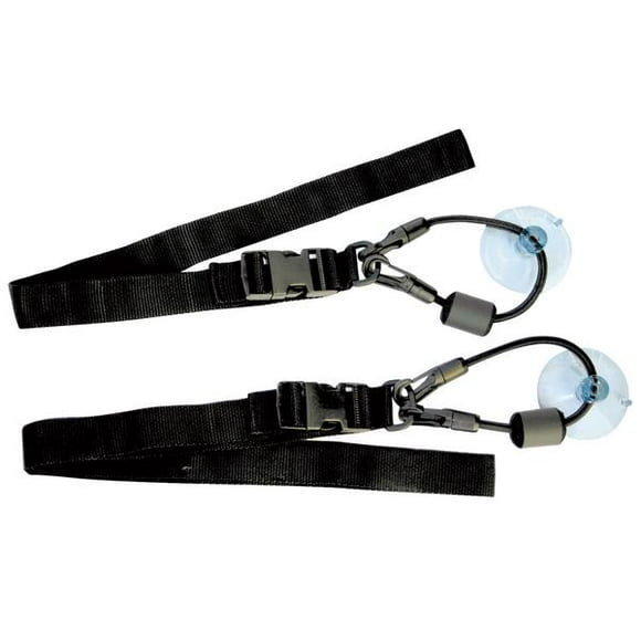 Airhead Towable Tube Holder TB-101 Tube Keeper; Suction Cup Mount; With Nylon Straps; Set Of 2