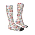 thumbnail image 3 of Balery Rose Flowers Printed Novelty Socks Men's Women's Crew Socks Sports Socks Knee High Socks Cotton Socks Quirky and Cool Socks, 3 of 9