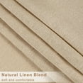 thumbnail image 6 of Alishomtll Linen Ruffle Valance Curtains Rod Pocket Window Drapes Light Filtering 52"W×18"L, 6 of 6