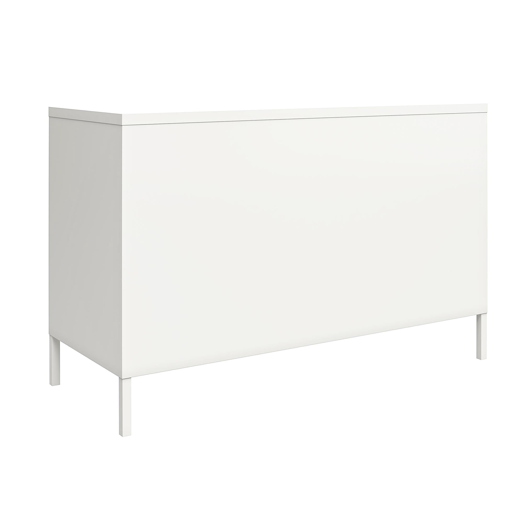 RealRooms Shadwick 2 Door Metal Locker, Industrial Accent Cabinet