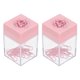 thumbnail image 1 of Soporte de clip de papel magnético Uxcell, 2 piezas organizador de clips de papel de gran capacidad para escritorio, rosa, 1 of 6